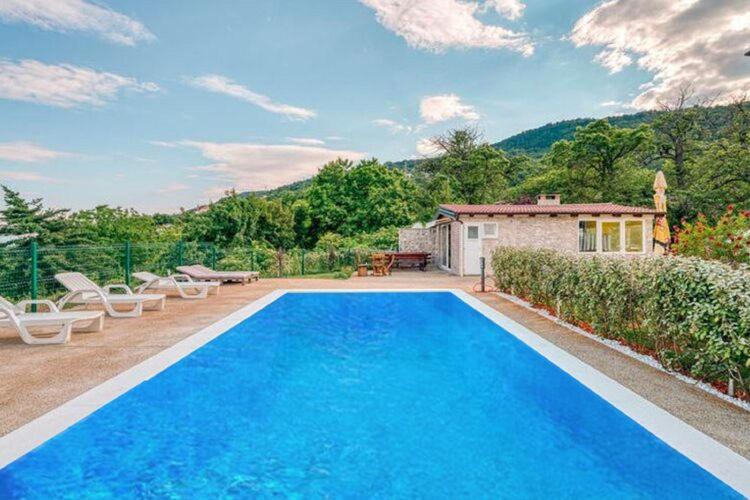 Apartments Nika With Swimming Pool And Beautiful Sea View Dobrec Bagian luar foto
