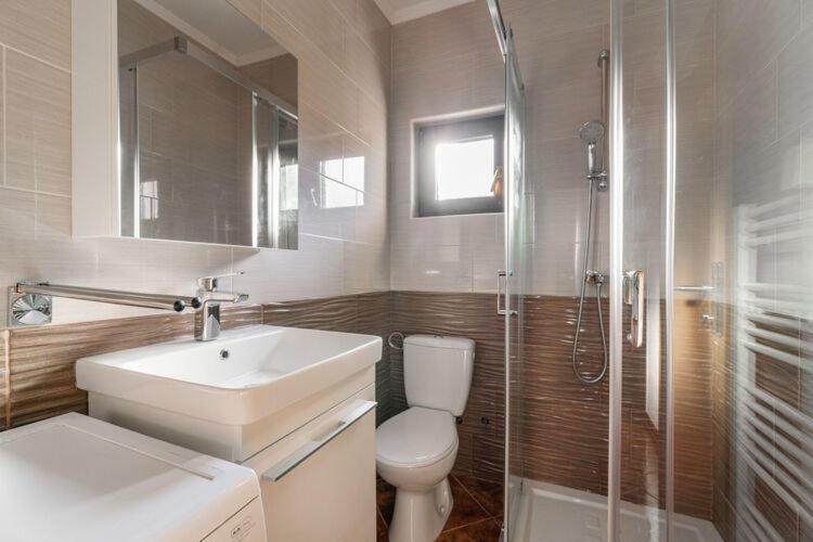 Apartments Nika With Swimming Pool And Beautiful Sea View Dobrec Bagian luar foto